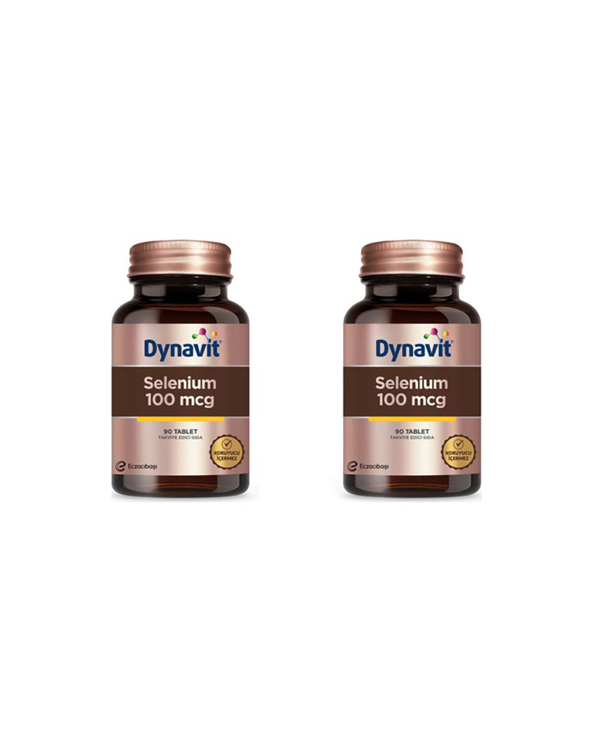 Dynavit Selenium 100 Mcg 90 Tablet 2'li Paket copy