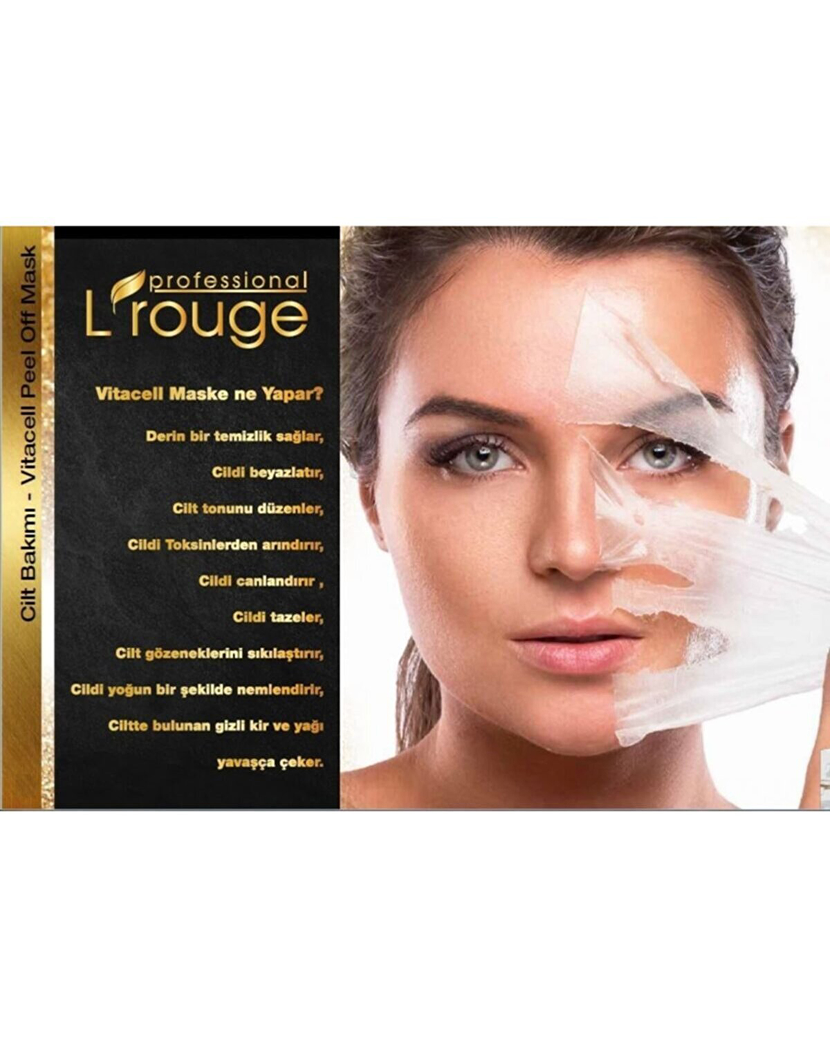 L'rouge Vitacell Peel Off Mask Multi Vitaminli Besleyici ve Temizleyici Maske 10 ml_1 copy