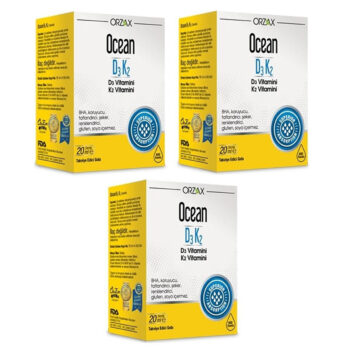 Ocean D3 K2 20ML Damla 3 Kutu