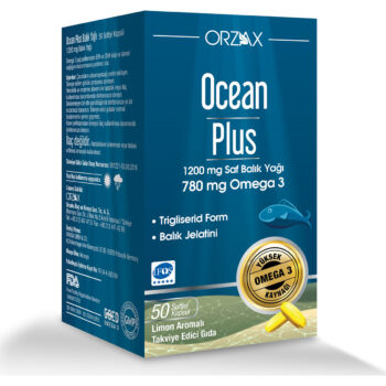 Orzax Ocean Plus 1200 Mg 50 Kapsül Balık Yağı